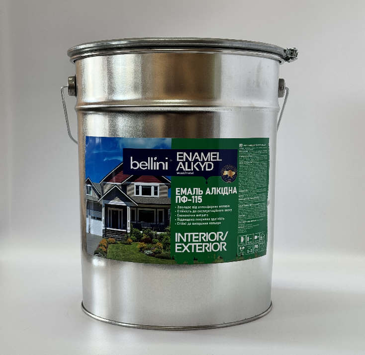 Емаль алкідна "BELLINI" ПФ-115 (25кг) Слонова кістка